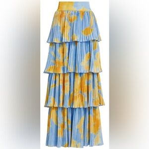 L’idee Tiered Maxi Skirt USA 6. Zipper Is Broken
